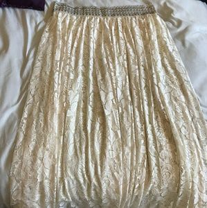 Plus size maxi skirt